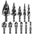 Step Drill Bit Set 11-Piece with Countersink - Fast, Durable Cutting