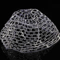 Transparent Rubber Fishing Net Replacement Mesh - Soft Clear Catch