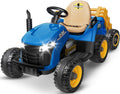 24V Ride On Tractor with Tiltable Detachable Trailer - Powerful Kid