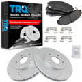 Front Performance Brake Pad & Rotor Kit for 2003-2010 Accord/TLX