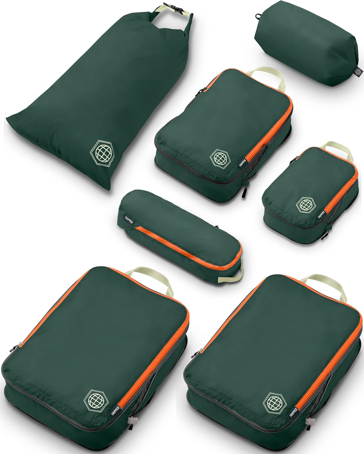 Large Compression Packing Cubes for Travel by TRIPPED Gear