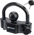 Universal Coupler Lock Trailer Hitch Lock - Adjustable Heavy-Duty