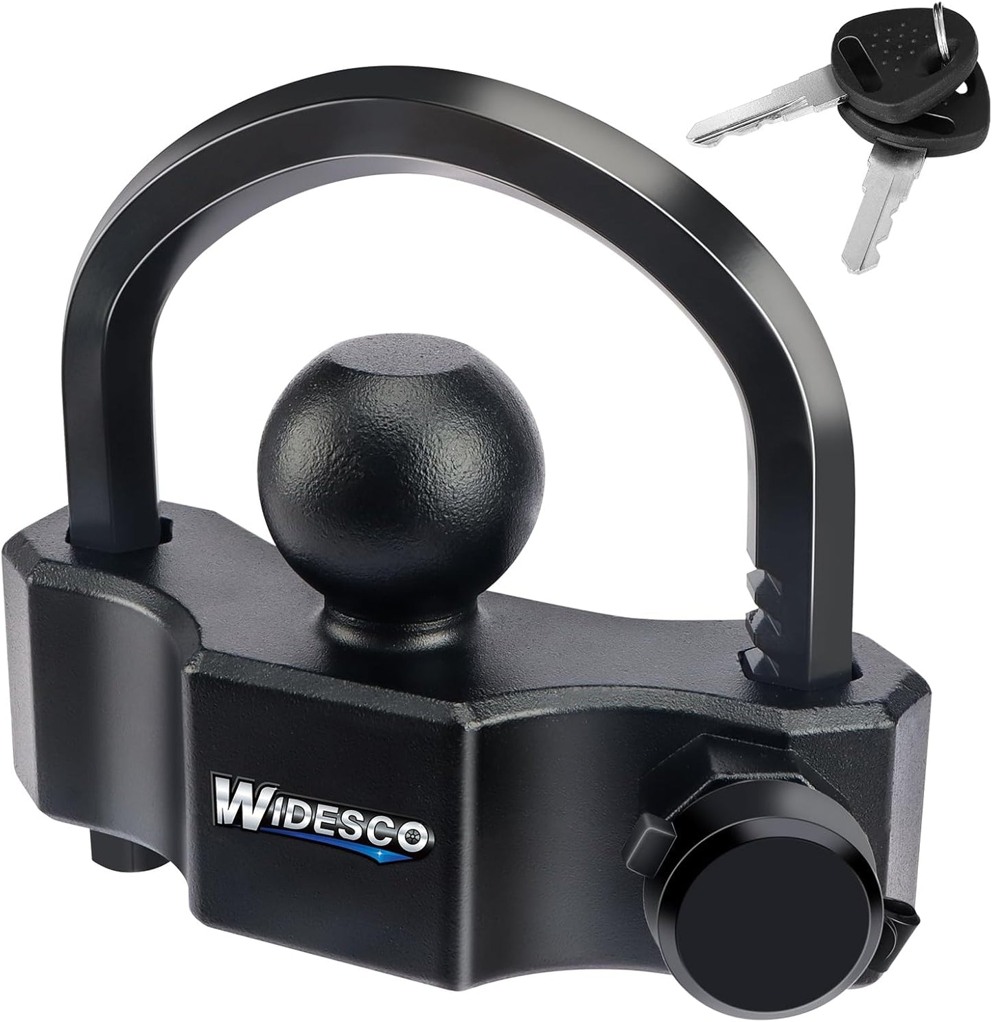 Universal Coupler Lock for Trailer Hitch Security and Durability