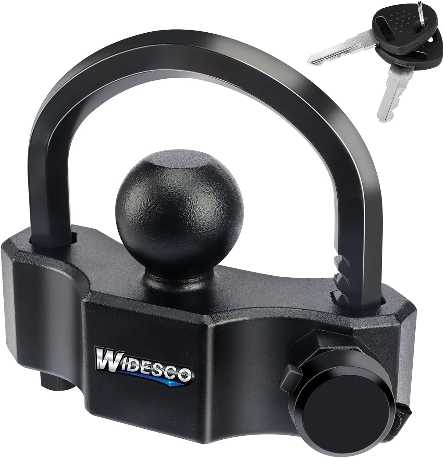 Universal Coupler Lock for Trailer Hitch Security and Durability