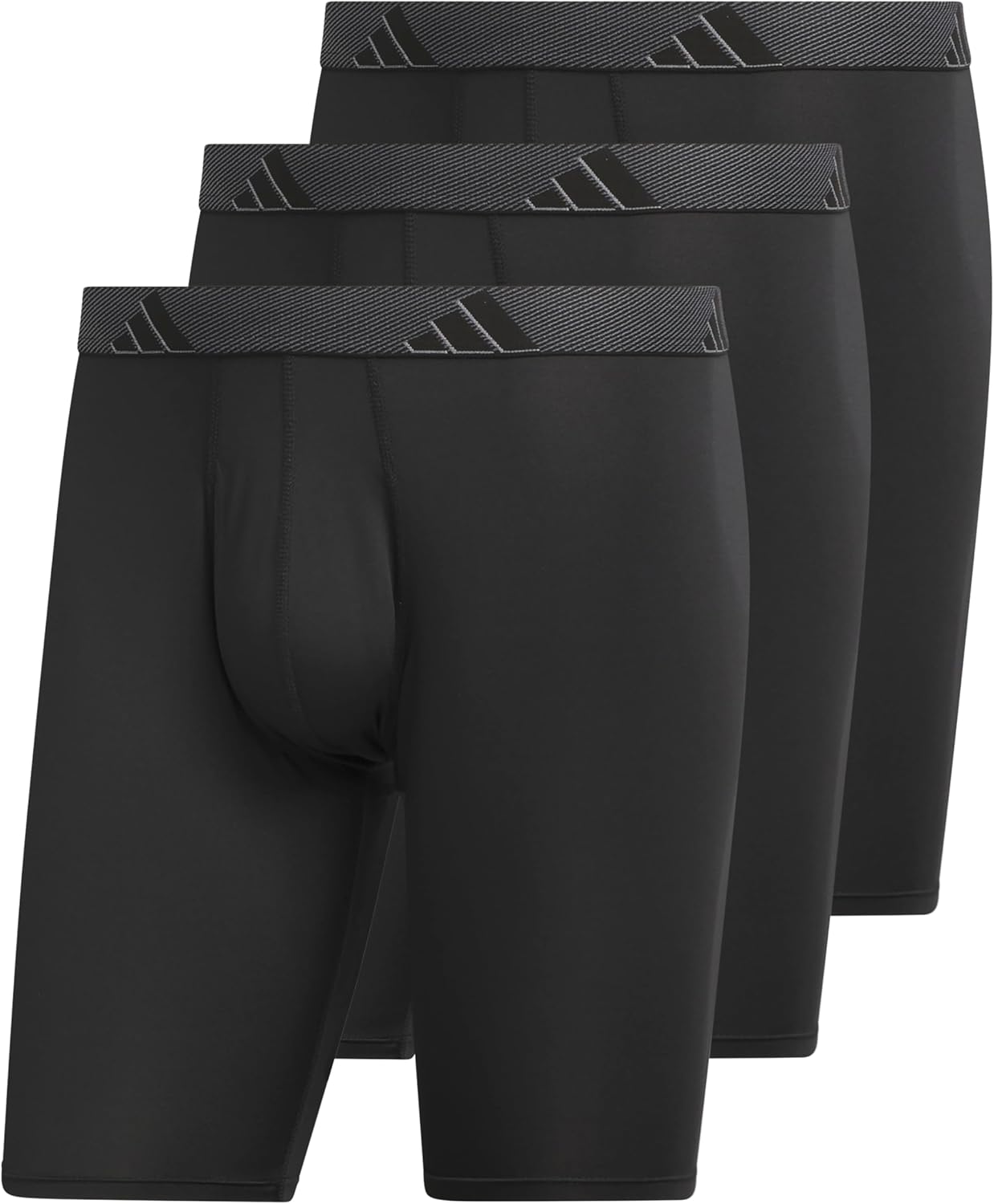 adidas Men's Performance Long Boxer Briefs for All-Day Comfort