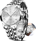 OLEVS Classic Men Watches with Date - Classic Roman Dial, Waterproof