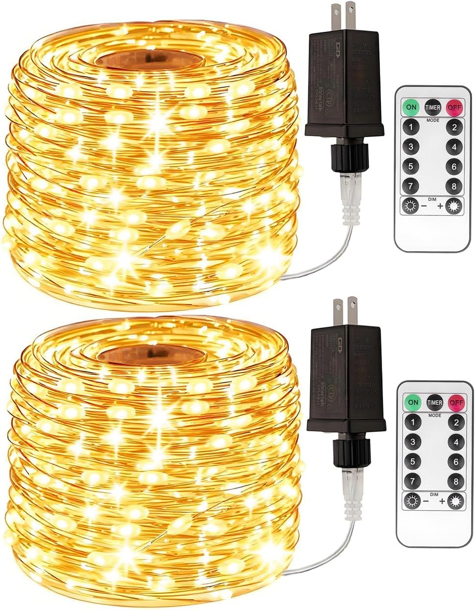 RESNICE 2 Pack Plug in Fairy Lights for Any Occasion