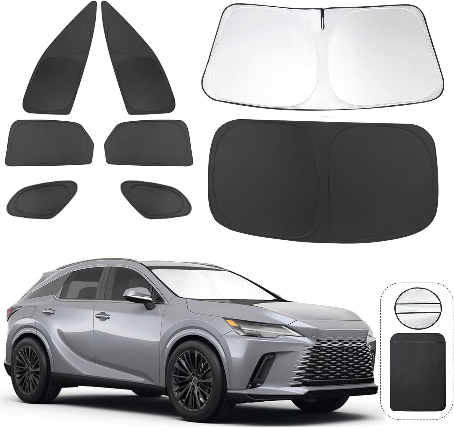 TINGLU Window Shades for Lexus RX 2023-2025 Accessories