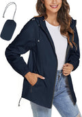 TCOT Womens Rain Jackets Waterproof Windbreaker (Style 12SR)