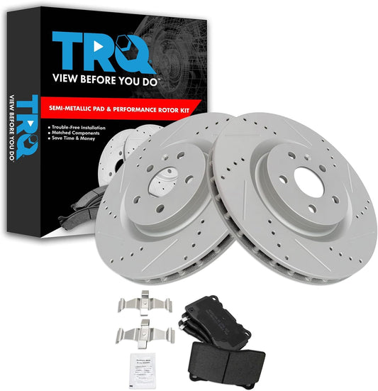 TRQ Front Performance Brake Pad & Rotor Kit for Buick Regal