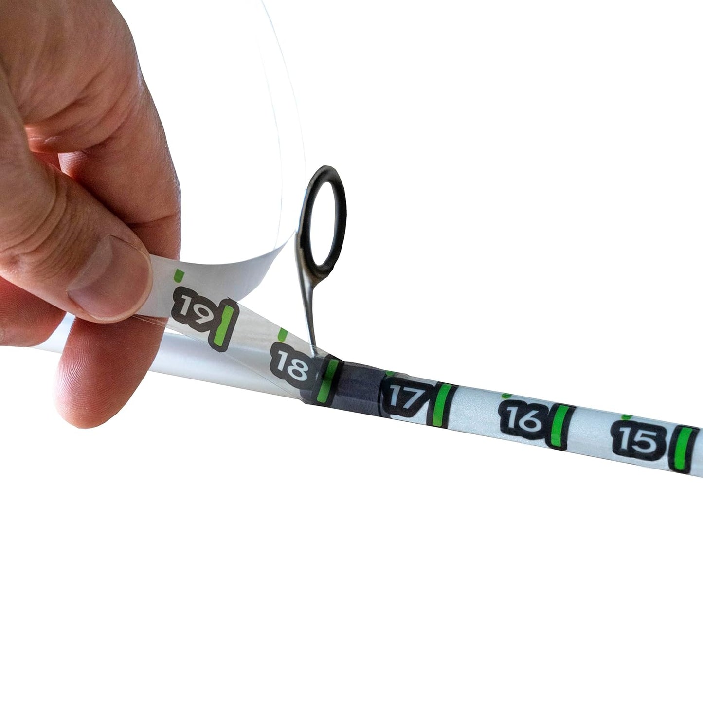 Fish with Precision: Rod Measuring Sticker