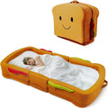 Toddler Travel Bed Sandwich Style - Portable Foldable Travel Cot