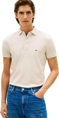 Tommy Hilfiger Men's Slim Fit Short Sleeve Polo - Stretch Organic This