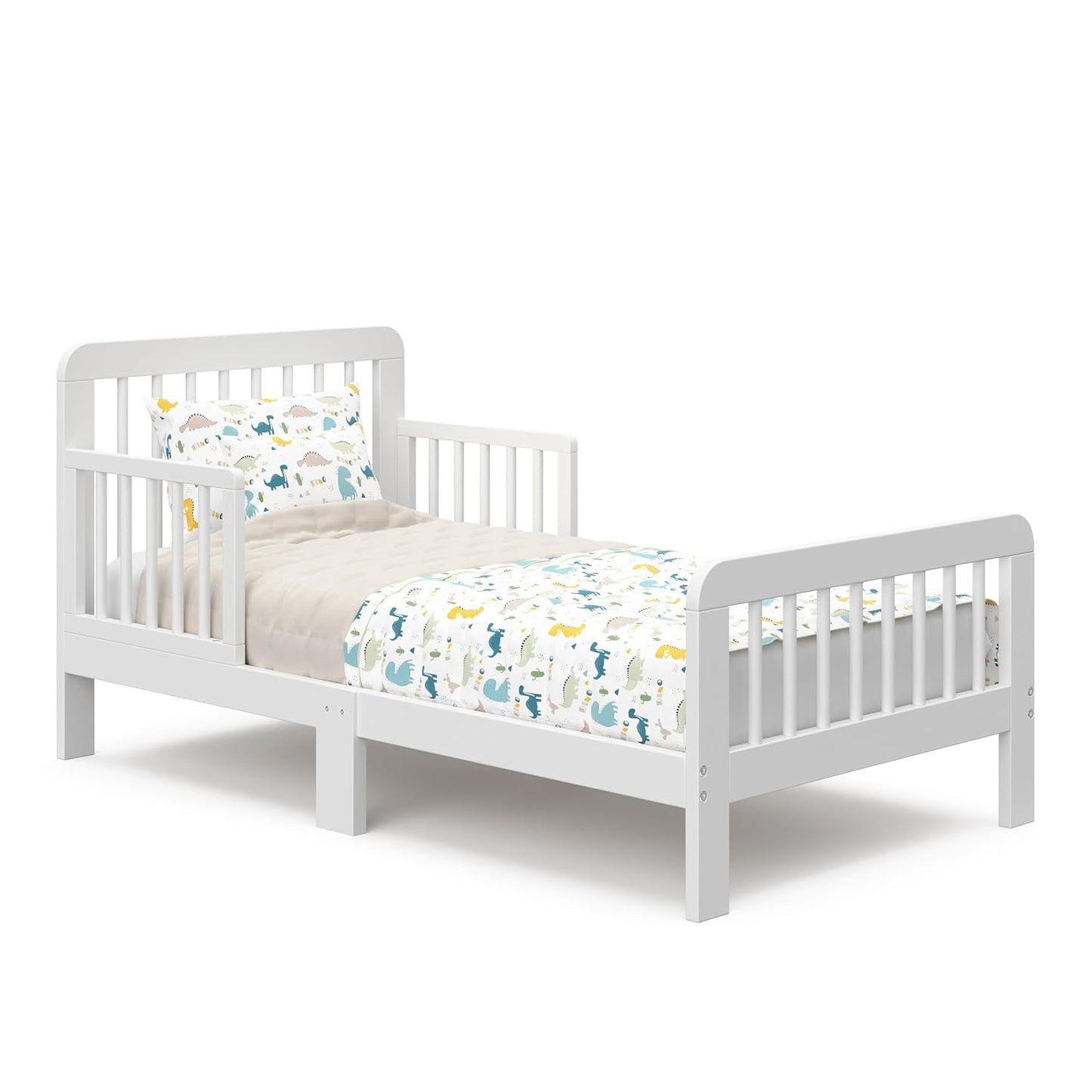 Storkcraft Pasadena Toddler Bed with Safety Guardrails for Kids