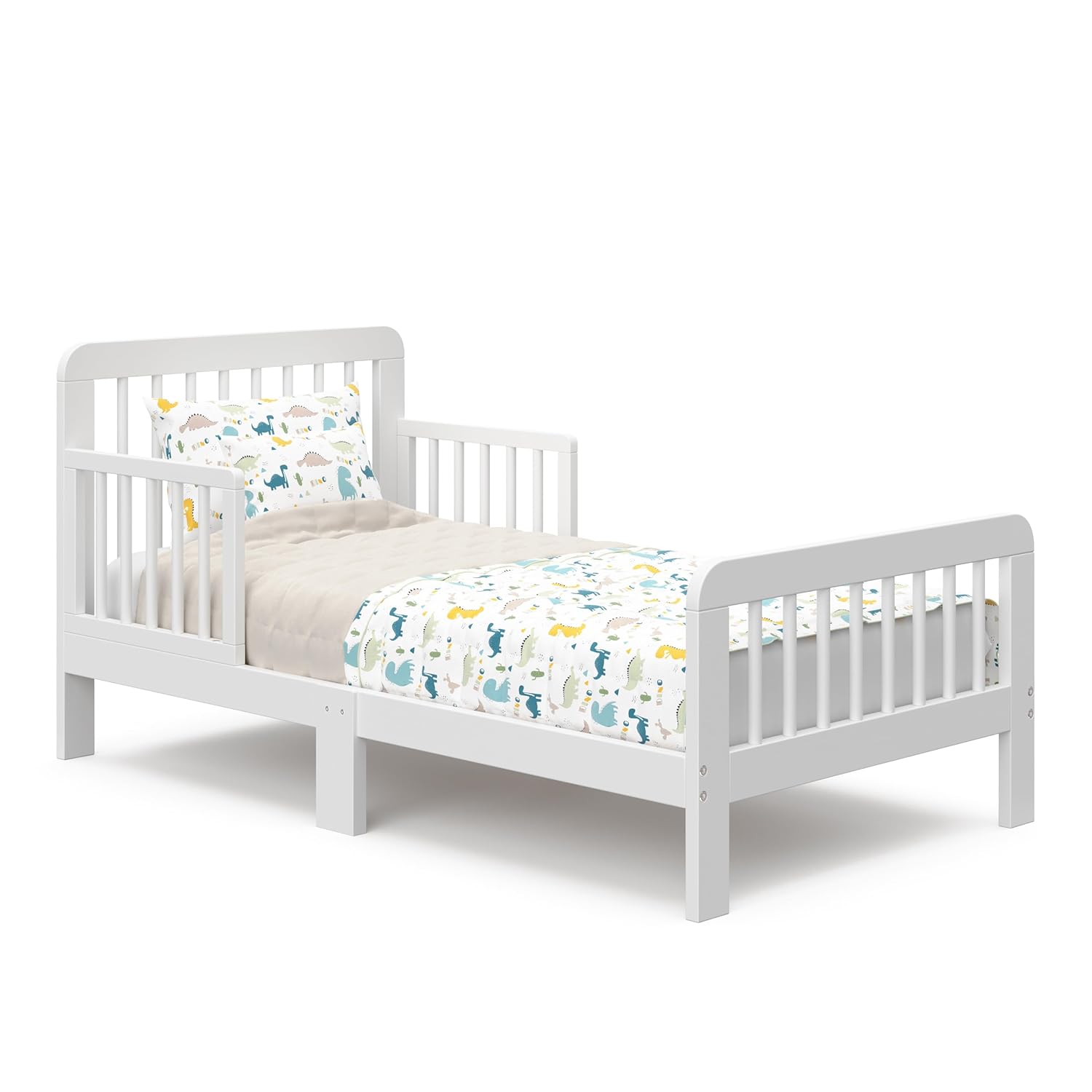 Storkcraft Pasadena Toddler Bed with Safety Guardrails for Kids