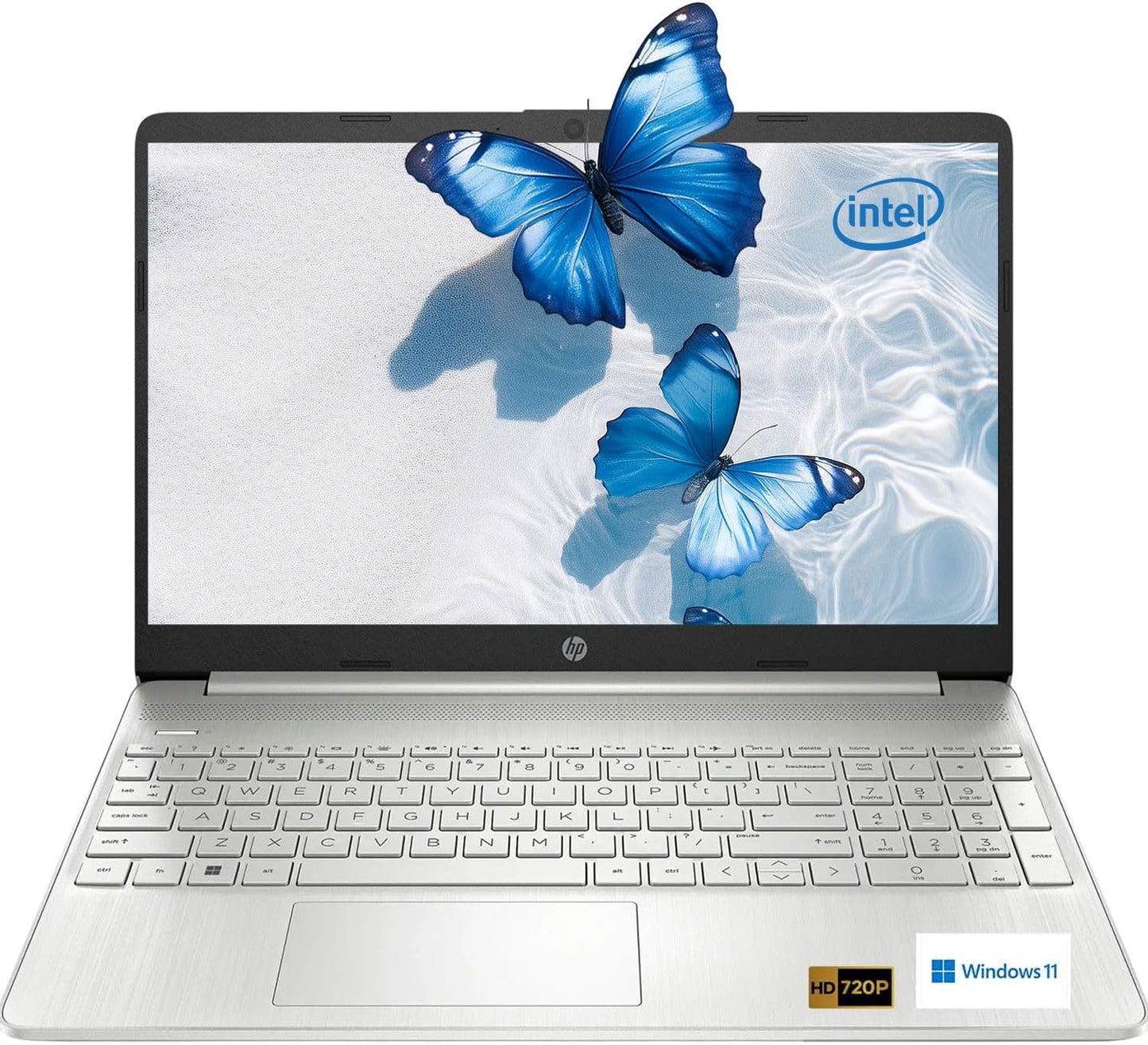 HP Laptop with 15.6 HD Display and Intel Processor for Work