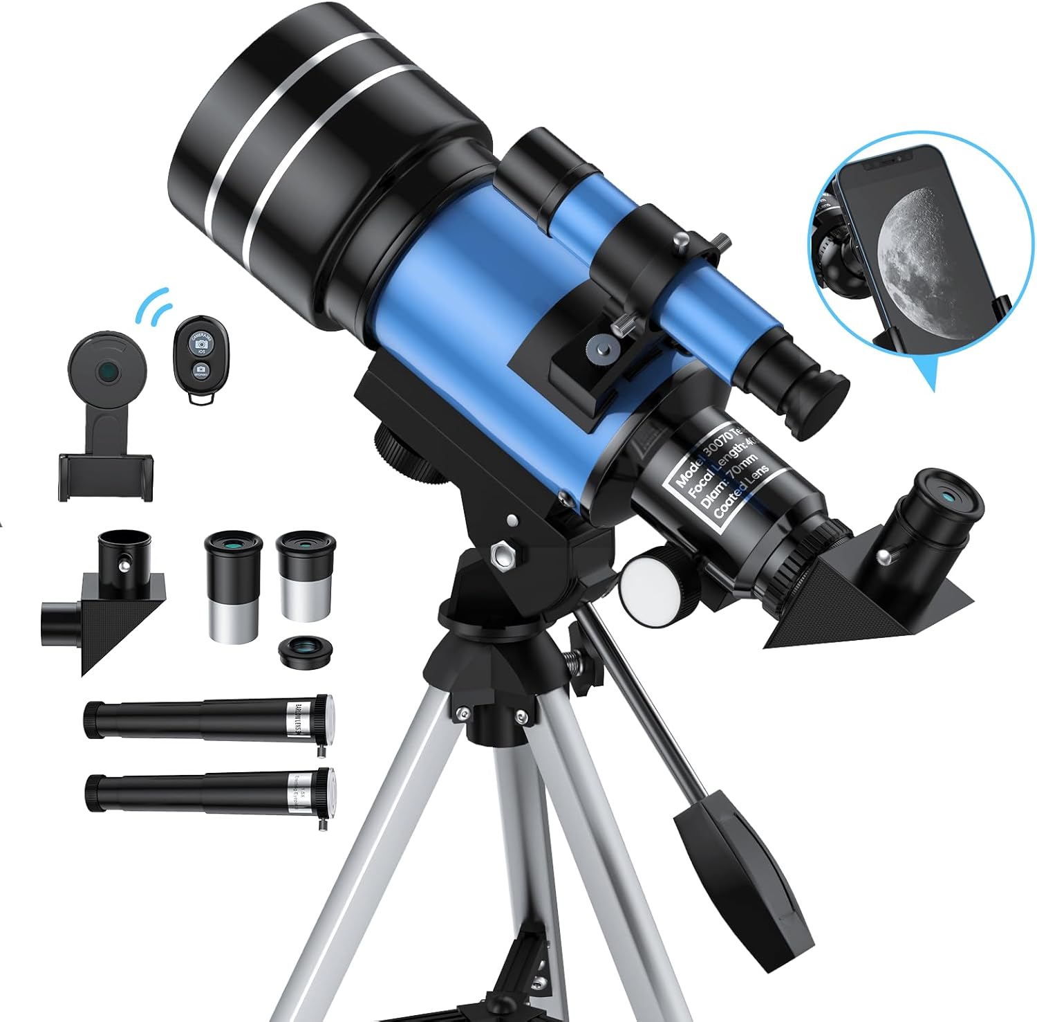 Telescope for Beginners & Kids - Portable Astronomy Gift
