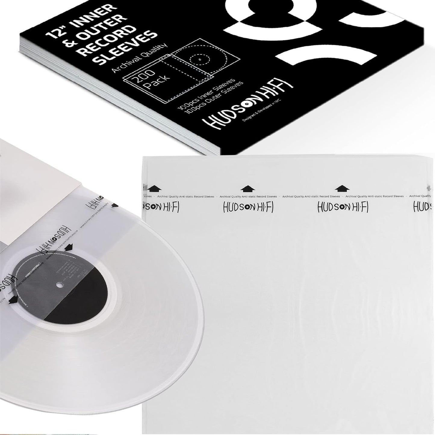 Protect Your Vinyl with Hudson Hi-Fi 100x Inner & Outer Sleeves
