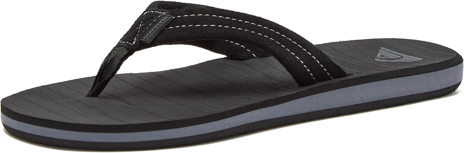Quiksilver Carver Nubuck Flip Flop Sandal for Ultimate Comfort