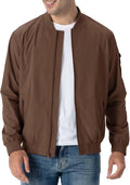 Lightweight Bomber Jacket for Men - Windproof Casual Layer