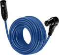 Balanced XLR Cable Male to Right Angle Female - 30 ft Pro Audio
