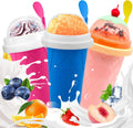 Slushie Cup 3 Pack Slushy Maker Cups - Quick Frozen Squeeze Cups