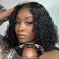 Wear and Go Bob Wig Human Hair Deep Wave for Black Women