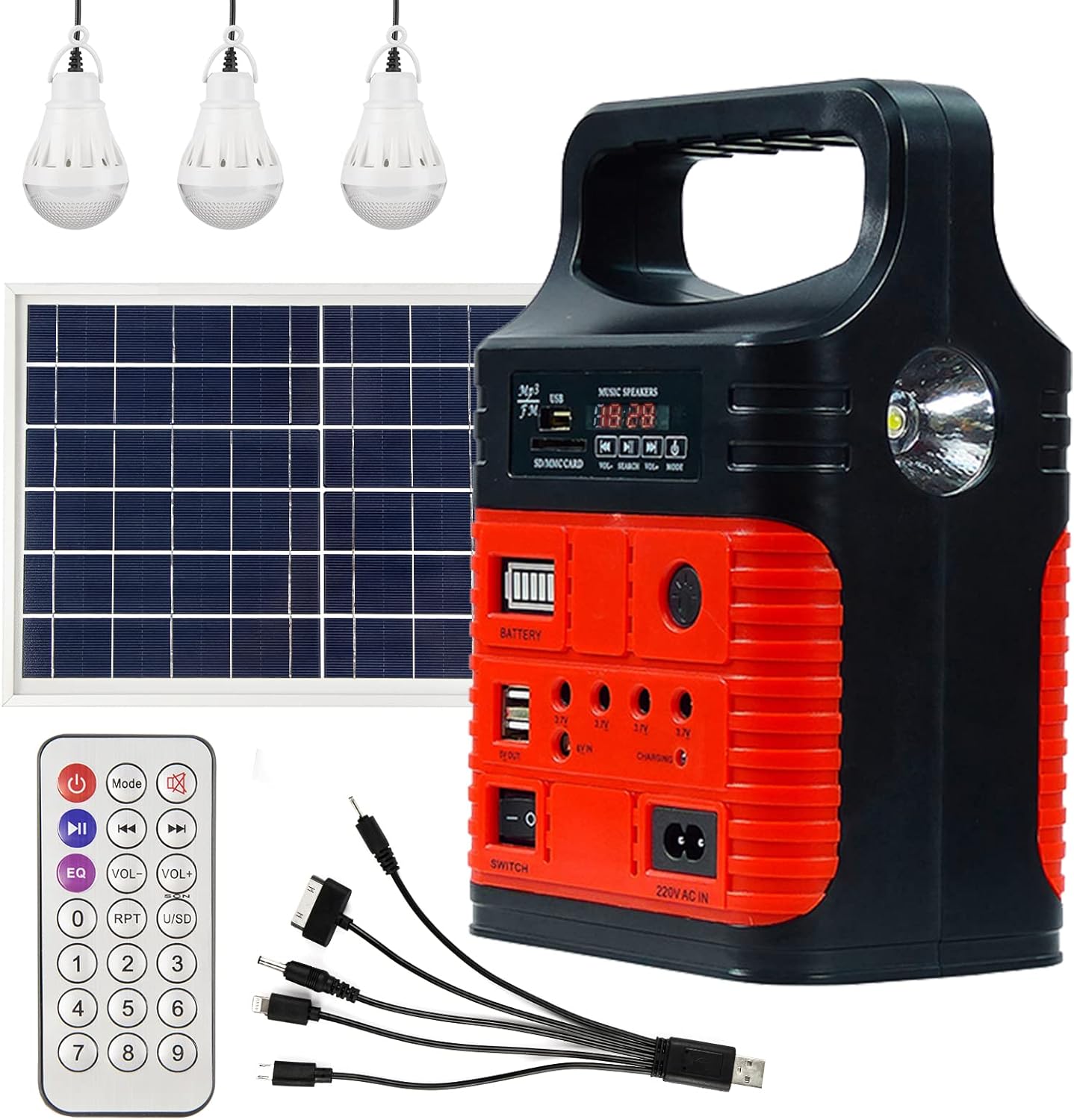 Upusa Solar Generator - Portable Power Station for Emergency Supply