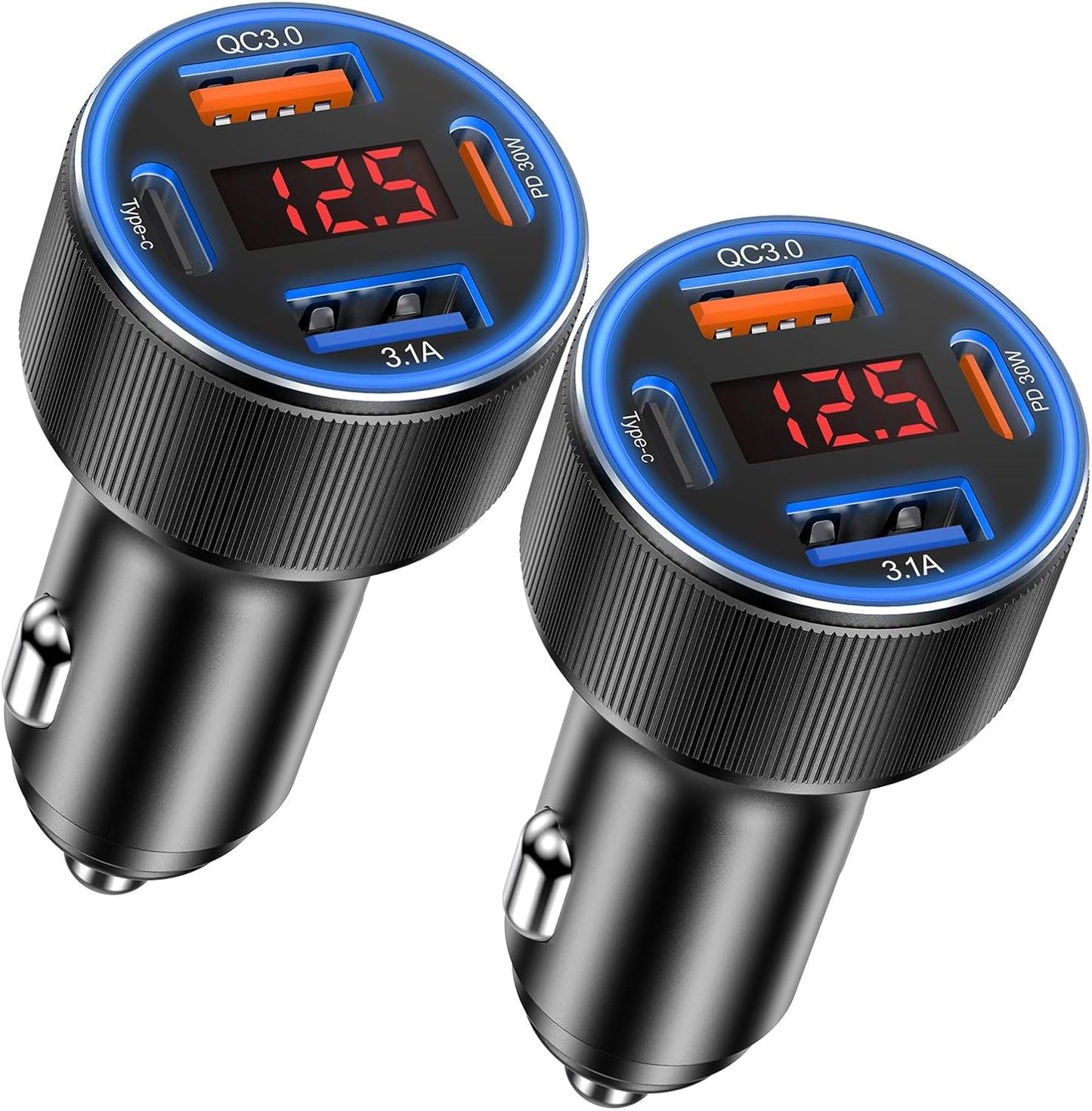 4-Port Quick Charge Car Charger by Besgoods
