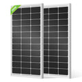ECO-WORTHY 2-Pack 100W Solar Panels - Reliable DIY Power
