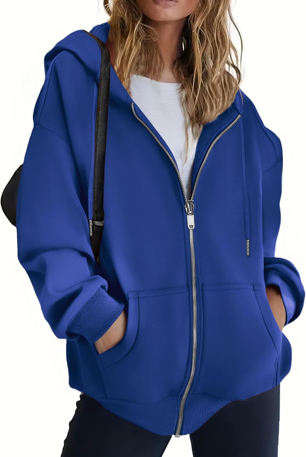 Zeagoo Hoodies for Women: Stylish Zip Up Oversized Sweatshirt