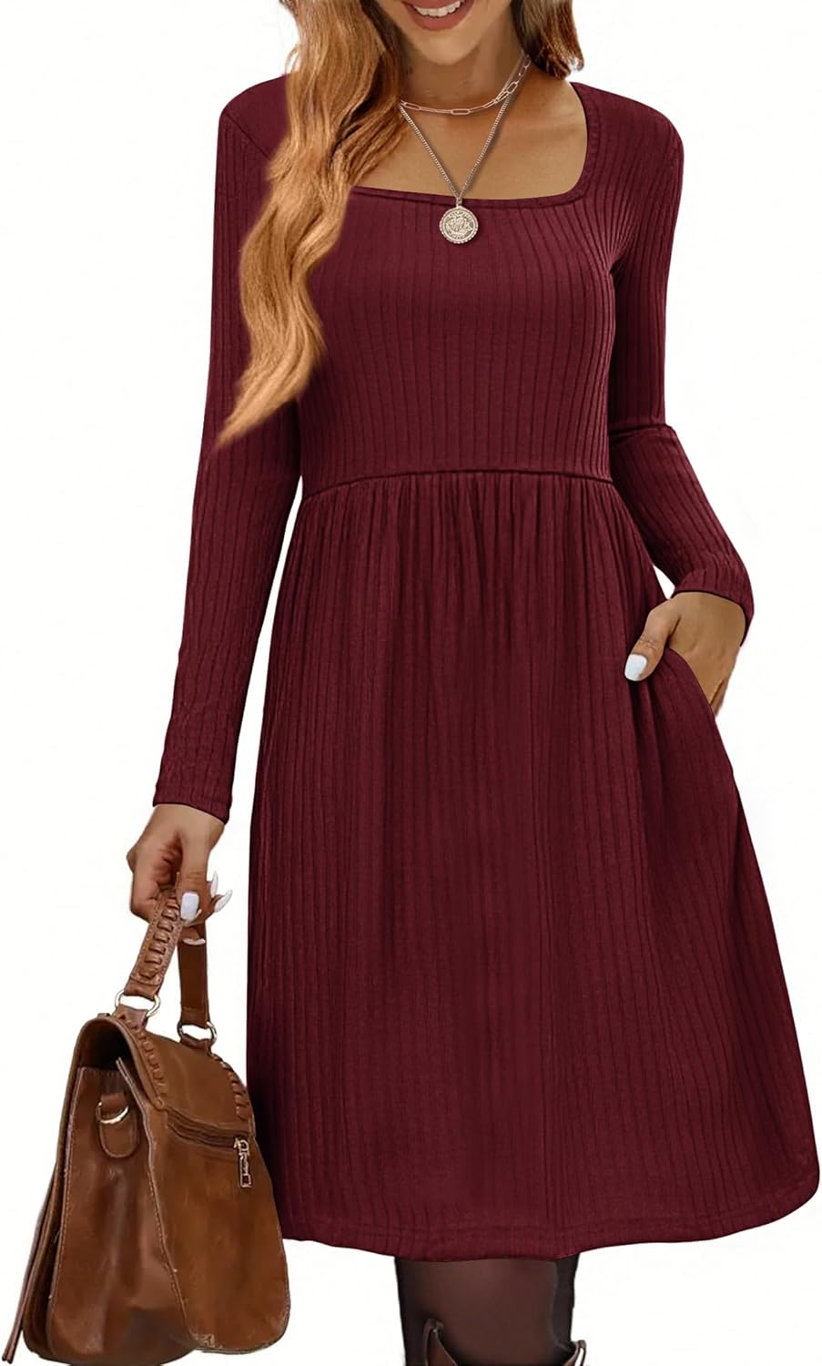 Stylish Zeagoo Womens Casual Sweater Dress for Fall 2025