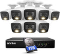 ANNKE 3K Surveillance System: AI Detection, Color Night Vision