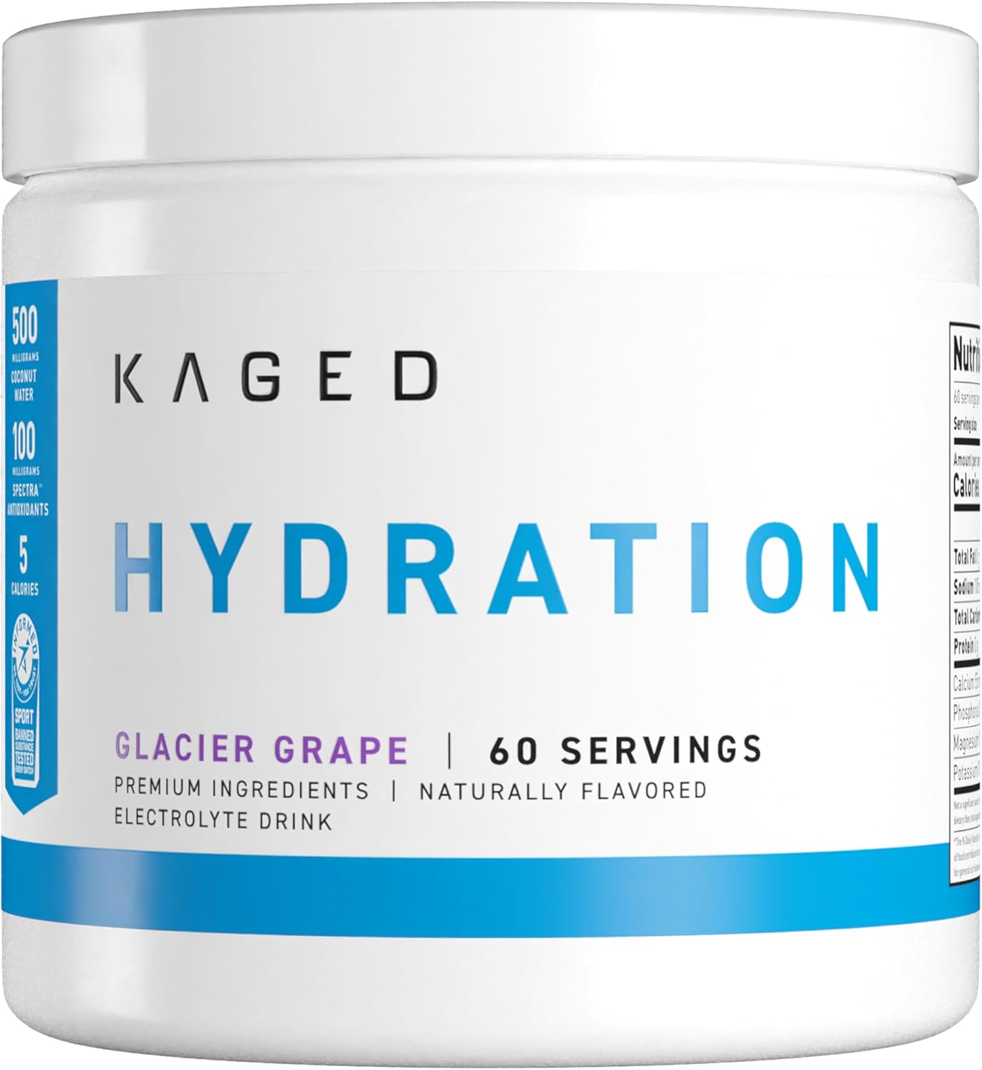 Kaged Hydration Electrolytes Powder for Enhanced Performance