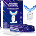 MySmile Non-Sensitive Teeth Whitening Strips Kit with 28-LED Light