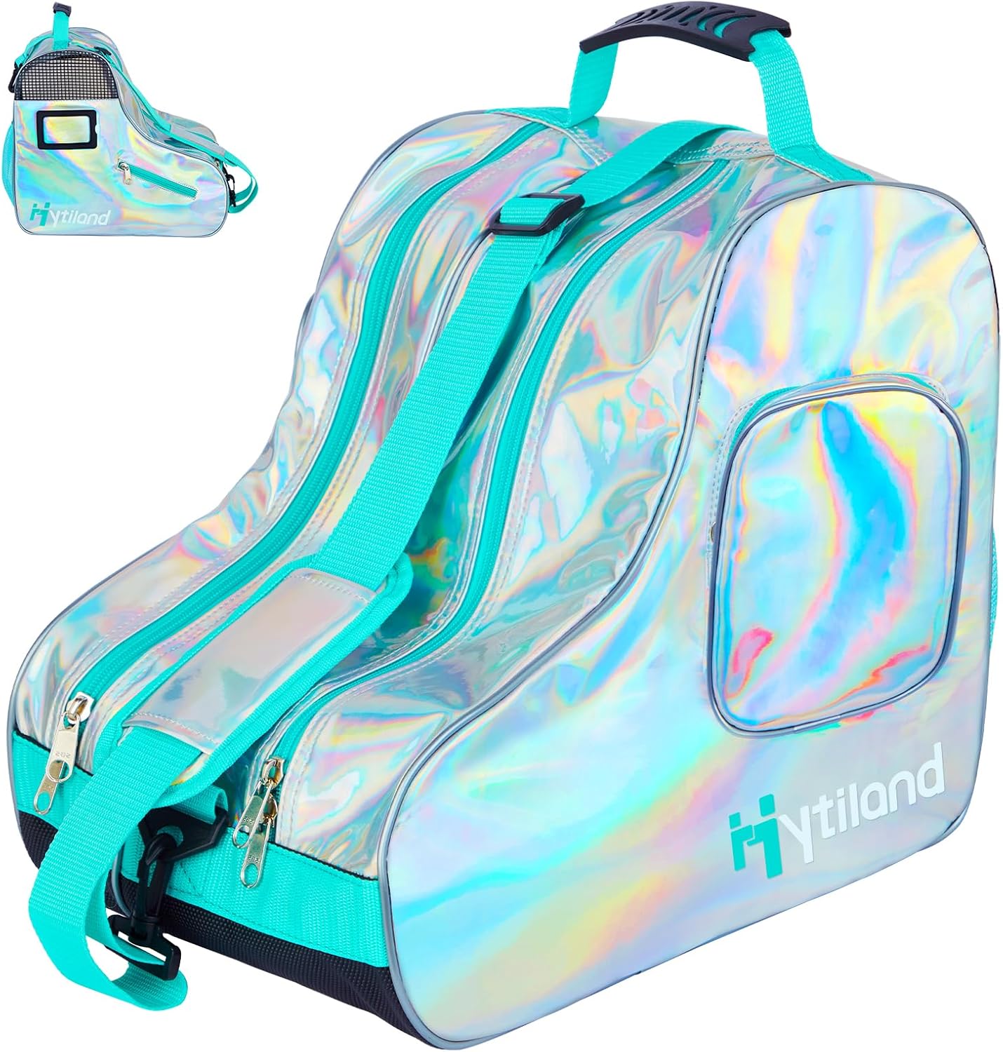 Stylish Holographic Roller Skate Bag for Women and Youth