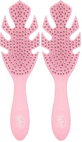 Wet Brush Go Green Hair Detangler Brush, Pink - Gentle Detangling