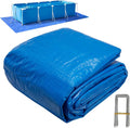 codree 20 x 12 ft Rectangular Pool Ground Cloth - Heavy Duty