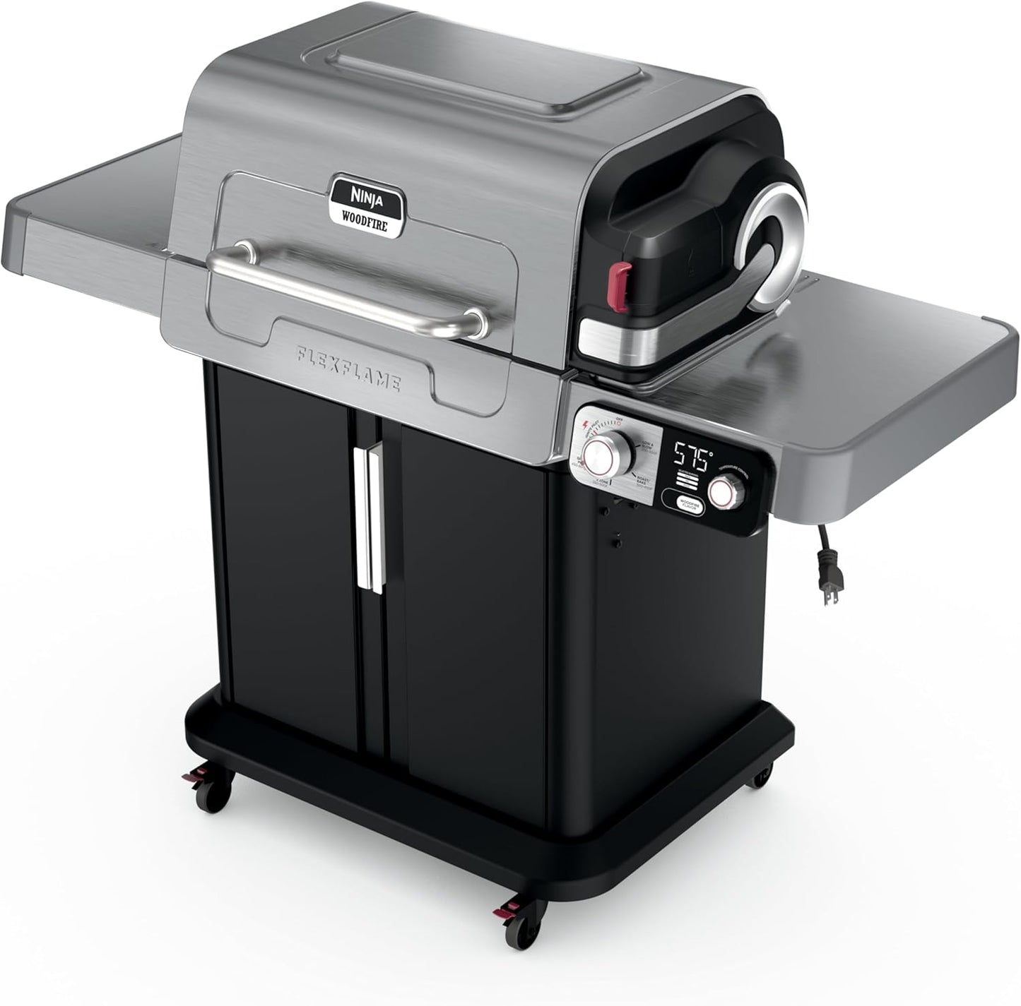Ninja FlexFlame 5-in-1 Grill and Smoker for Outdoor Cooking