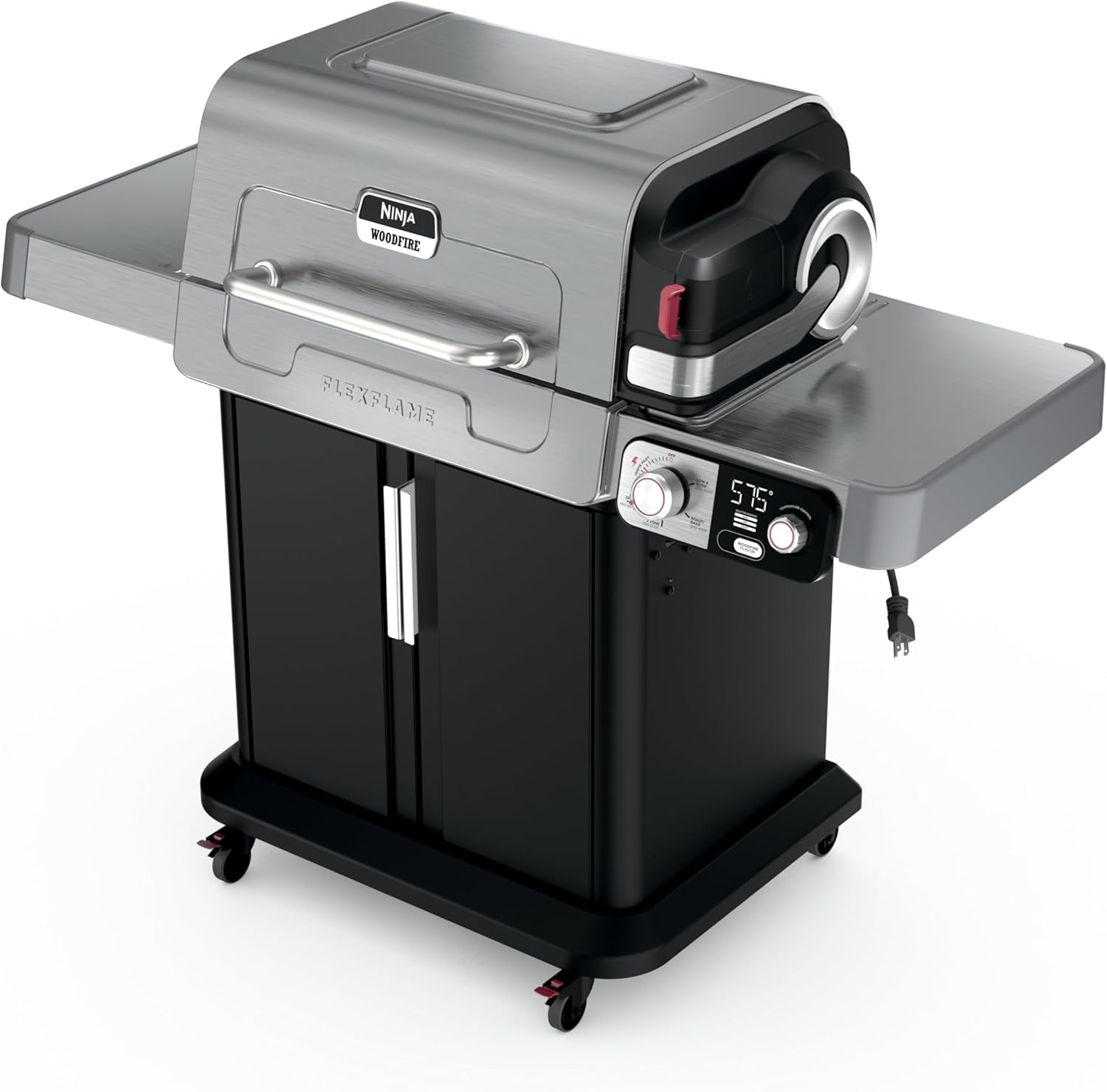 Ninja FlexFlame 5-in-1 Grill and Smoker for Outdoor Cooking