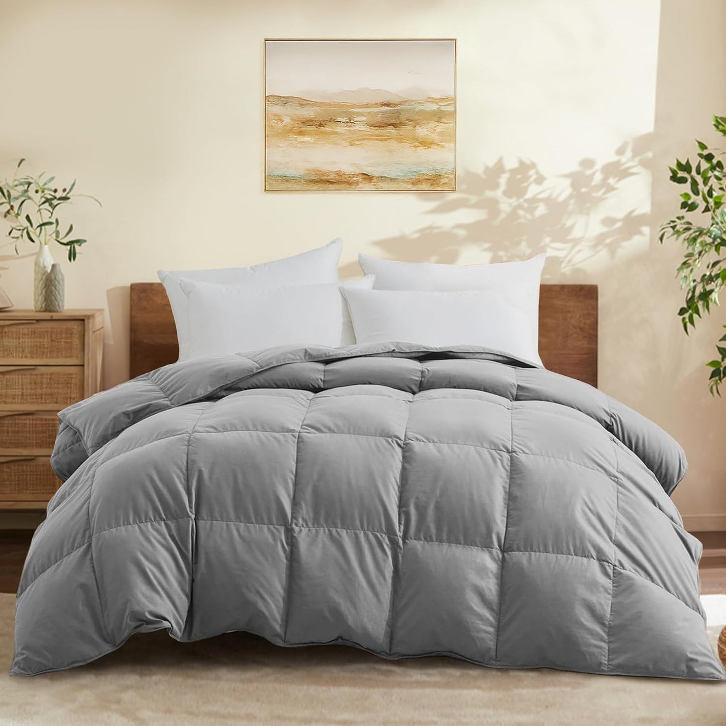Joysoul King Size Down Comforter - All Season Luxury Softness