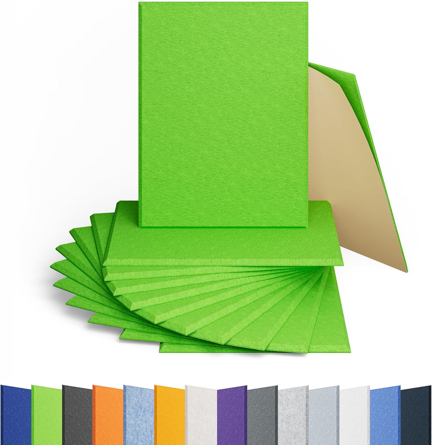 12 Pack Acoustic Panels for Effective Sound Absorption and Style