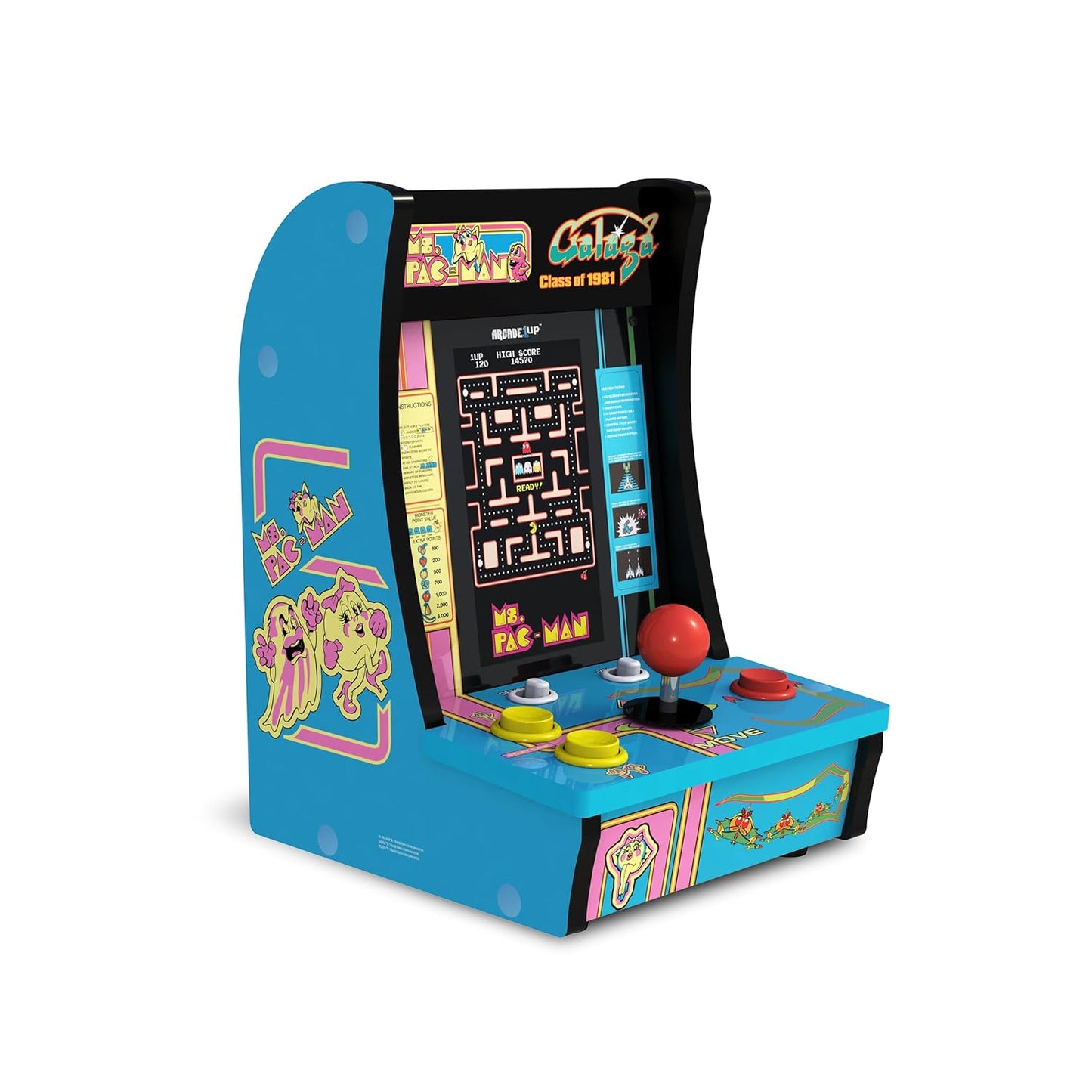 Arcade1Up Class of 81 Ms. PAC-Man/Galaga Countercade Review