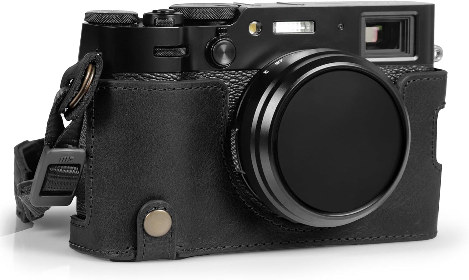 MegaGear Ever Ready Genuine Leather Half Camera Case for Fujifilm
