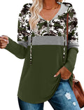 BETTE BOUTIK Womens Quarter Zip Tunic Hoodies Pullover - Oversized