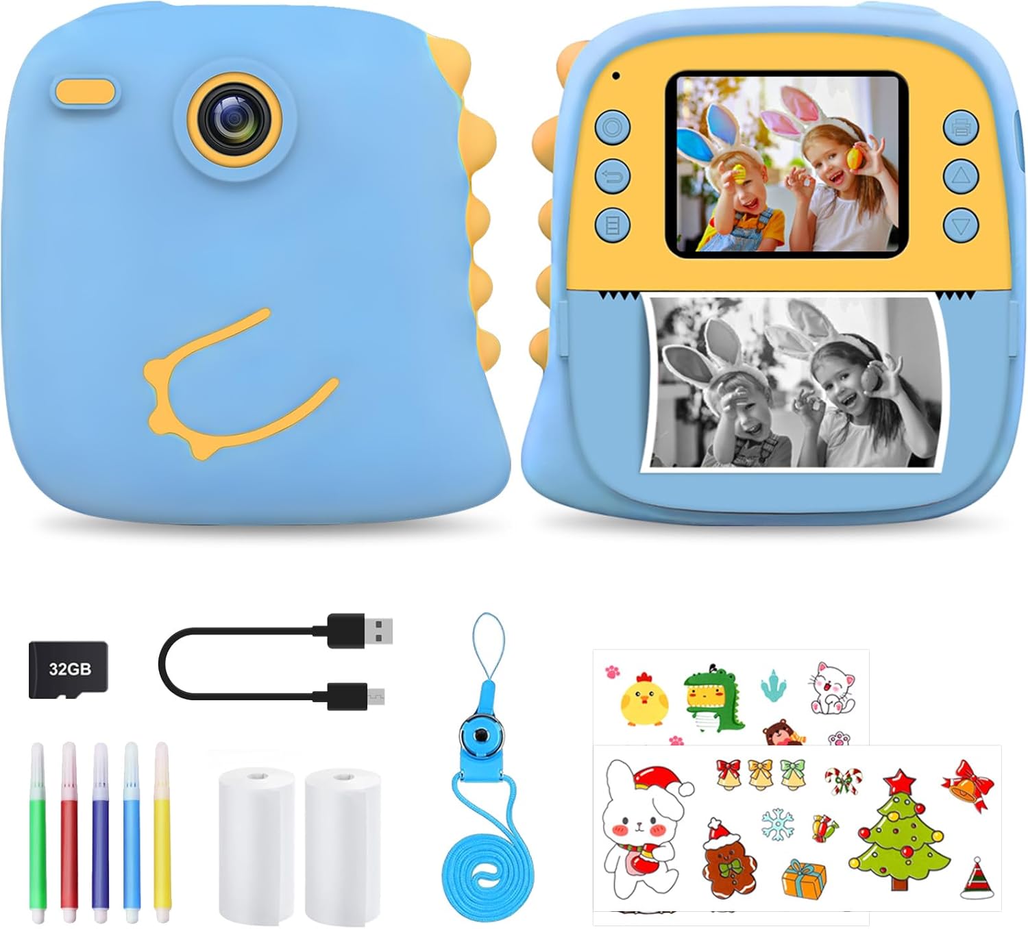 Kids Instant Printable Camera - Perfect Gifts for Girls!