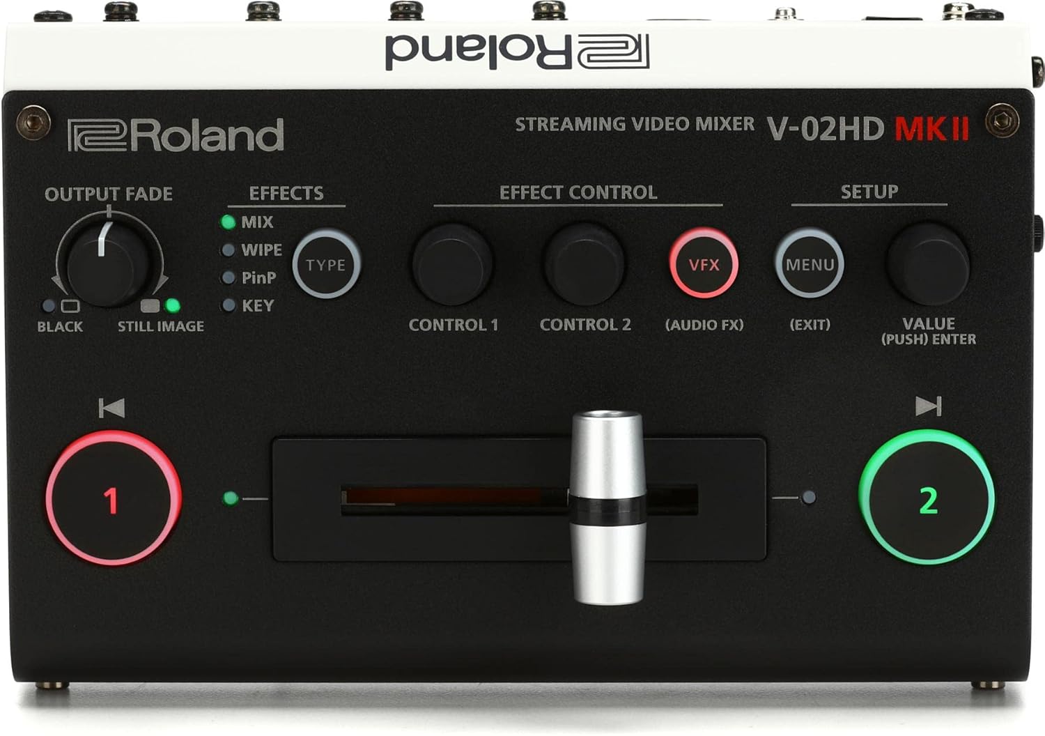 Roland V-02HD MK II Streaming Video Mixer for Livestreaming