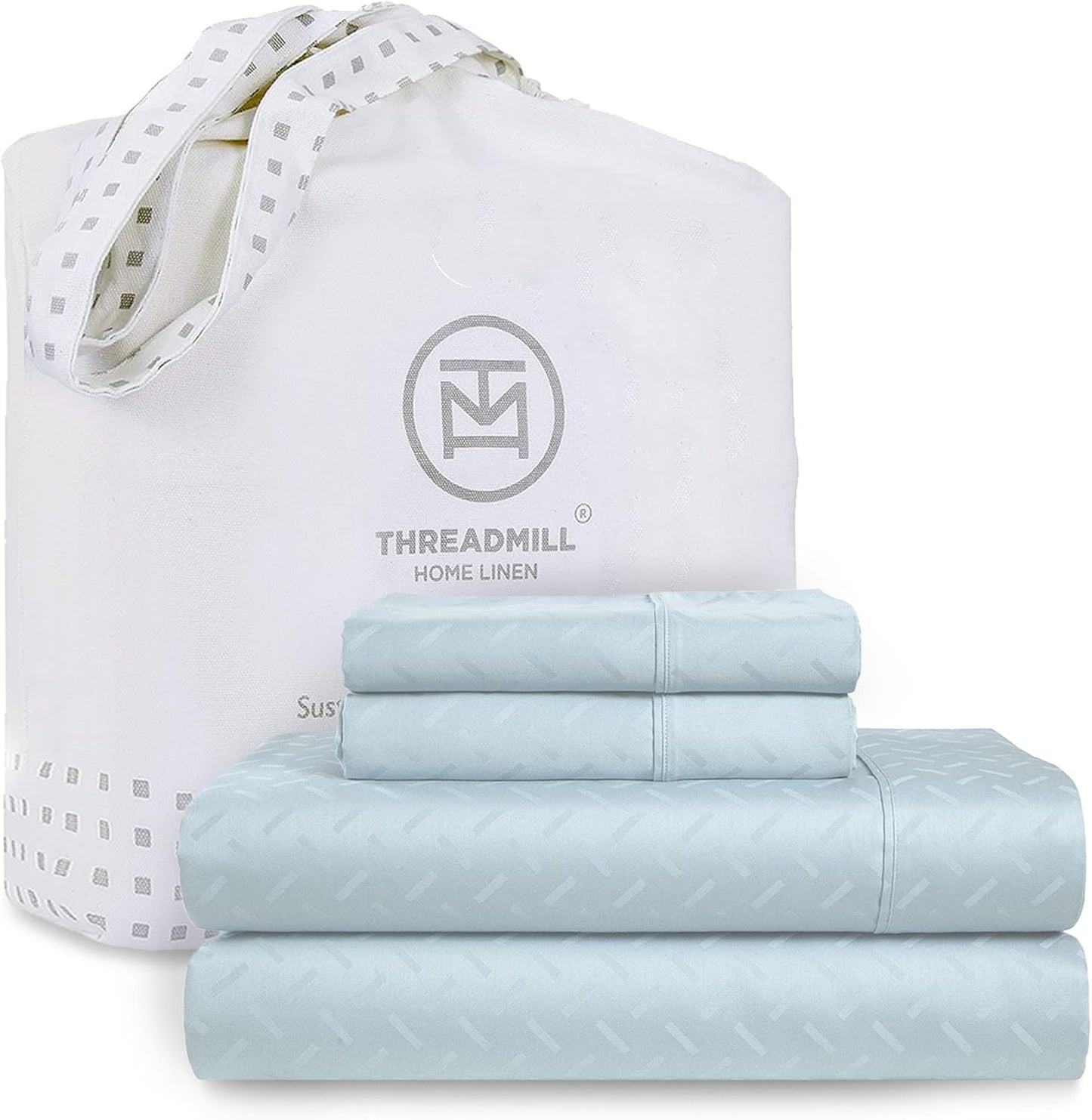 Threadmill 100% Cotton King Size Sheets Set for Ultimate Comfort