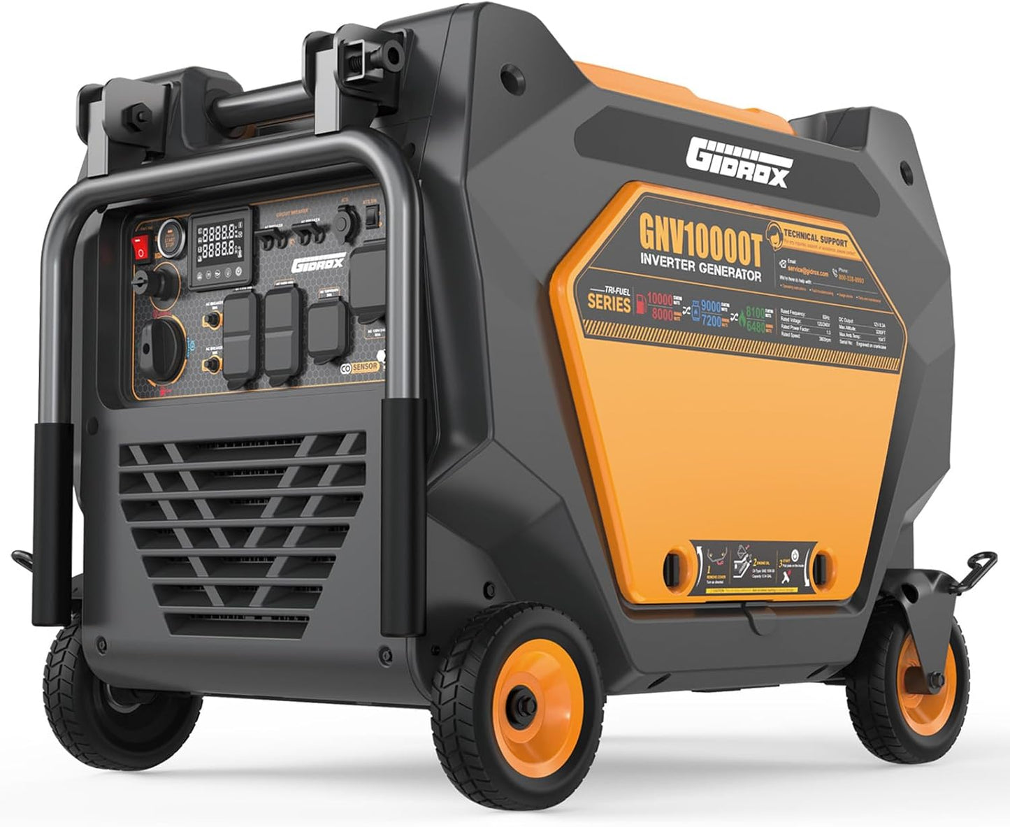 10000W Tri-Fuel Portable Inverter Generator for Home & RV