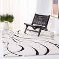 Florida Shag Accent Rug 3ft 3in x 5ft 3in - Plush Non-Shedding Ivory